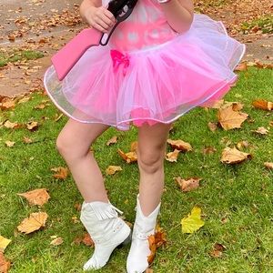 Pink and White Cowgirl Tutu - HOST PICK X 3